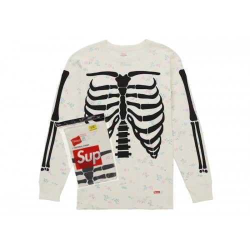 Supreme Hanes Bones Thermal Crew FW25 (1 Pack) Floral