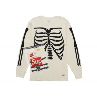 Supreme Hanes Bones Thermal Crew FW25 (1 Pack) White