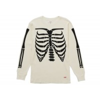 Supreme Hanes Bones Thermal Crew FW25 (1 Pack) White