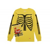 Supreme Hanes Bones Thermal Crew FW25 (1 Pack) Yellow