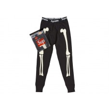 Supreme Hanes Bones Thermal Pant FW25 (1 Pack) Black