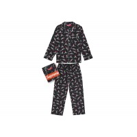 Supreme Hanes Holiday Pajama Set Black