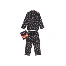 Supreme Hanes Holiday Pajama Set Black