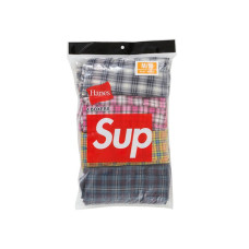 Supreme Hanes Plaid Boxers (4 Pack) Multicolor