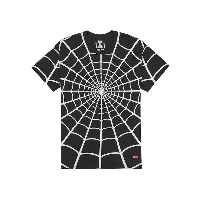 Набор футболок Supreme Hanes Spider-Man Tagless Tees (2 Pack) Black