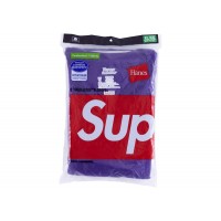 Supreme Hanes Tagless Tees (2 Pack) Purple