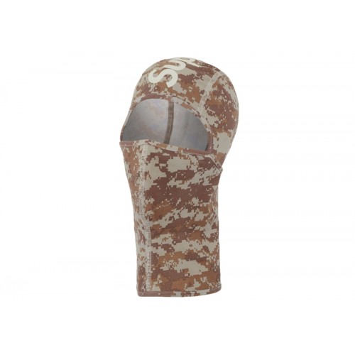 Supreme Heat Reactive Digi Camo Balaclava Brown