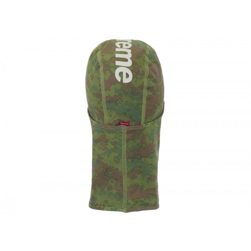 Supreme Heat Reactive Digi Camo Balaclava Green
