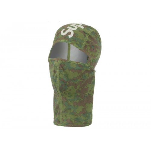 Supreme Heat Reactive Digi Camo Balaclava Green