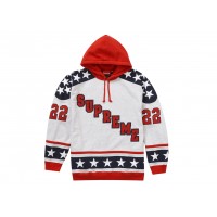 Supreme Hockey Hooded Sweatshirt (FW22) Ash Grey