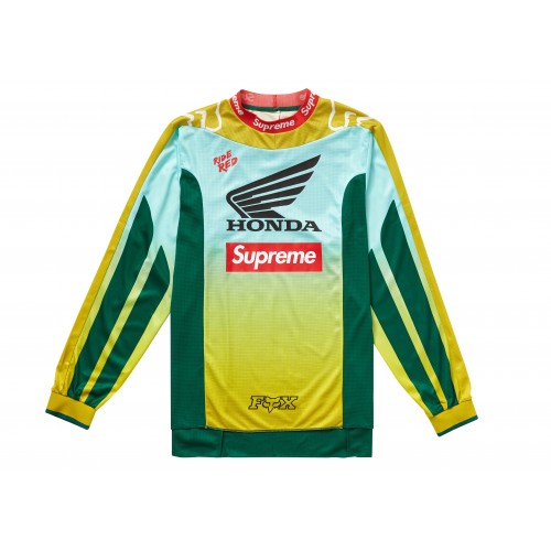 Оригинальный шмот Supreme Honda Fox Racing Moto Jersey Top Moss - 70см