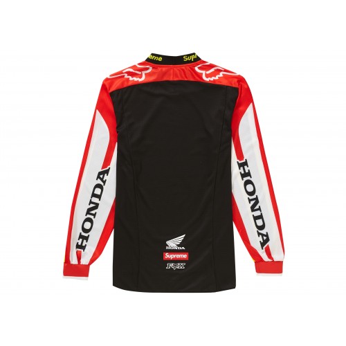 Оригинальный шмот Supreme Honda Fox Racing Moto Jersey Top Red