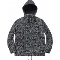 Supreme Hooded Denim Pullover Black