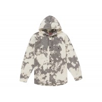 Supreme Hooded Denim Shirt Bleached