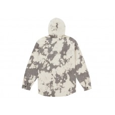 Supreme Hooded Denim Shirt Bleached