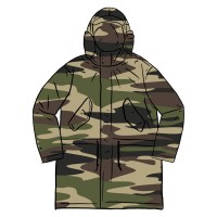 Supreme Hooded Facemask Parka Tigerstripe Camo