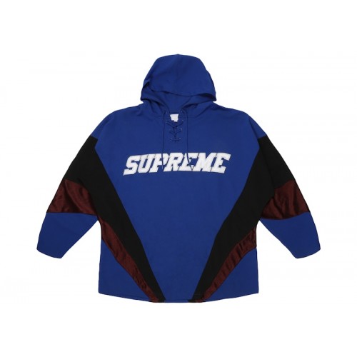 Supreme Hooded Hockey Jersey Royal