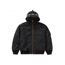 Supreme Hooded MA-1 Black