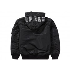 Supreme Hooded MA-1 Black