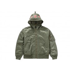 Supreme Hooded MA-1 Olive