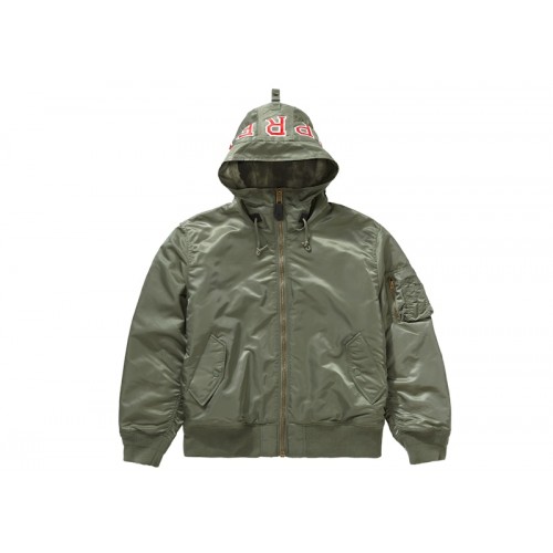 Supreme Hooded MA-1 Olive