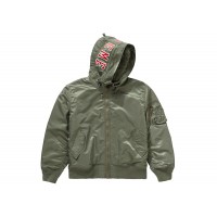 Supreme Hooded MA-1 Olive
