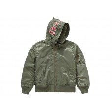 Supreme Hooded MA-1 Olive