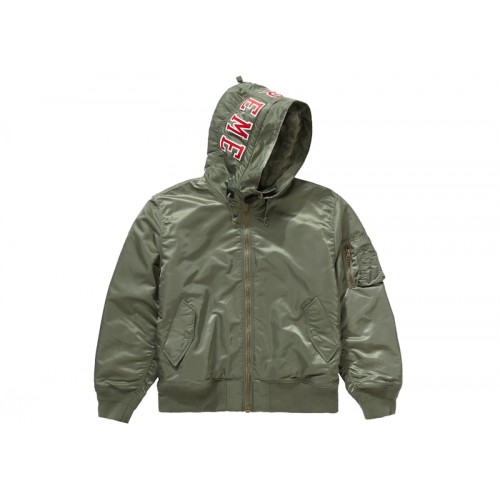 Supreme Hooded MA-1 Olive
