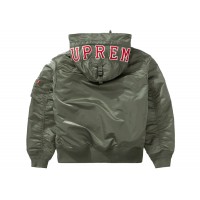 Supreme Hooded MA-1 Olive