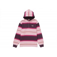 Supreme Hooded Rugby Dark Purple