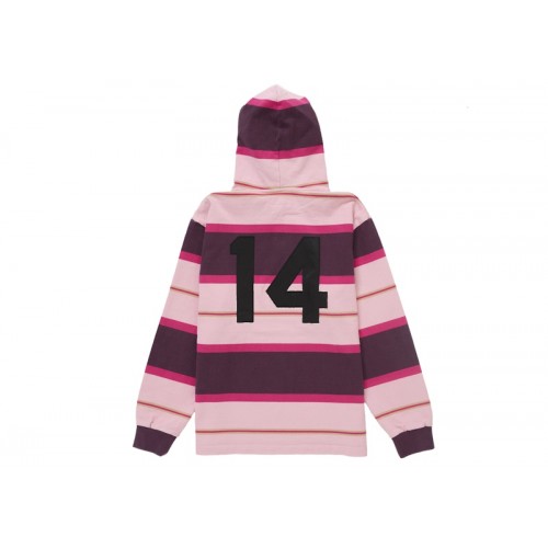 Supreme Hooded Rugby Dark Purple