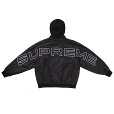 Supreme Hooded Stadium Jacket Black