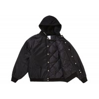 Supreme Hooded Stadium Jacket Black