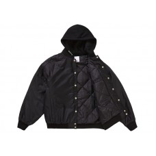 Supreme Hooded Stadium Jacket Black