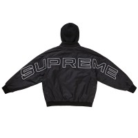 Supreme Hooded Stadium Jacket Black