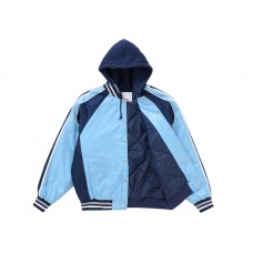 Supreme Hooded Stadium Jacket Blue