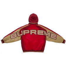 Supreme Hooded Stadium Jacket Red