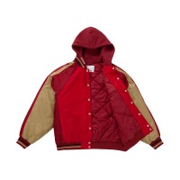 Supreme Hooded Stadium Jacket Red