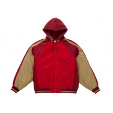 Supreme Hooded Stadium Jacket Red