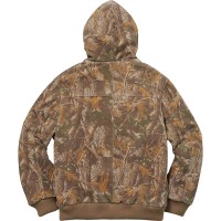 Supreme Hooded Suede Work Jacket Tree Camo