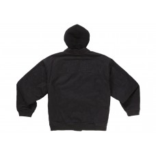 Supreme Hooded Twill Varsity Jacket Black