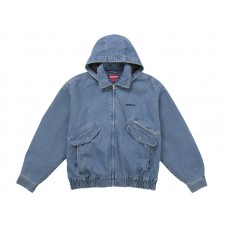Supreme Hooded Utility Jacket Denim