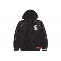 Supreme Hooded Warm Up Pullover Black