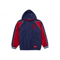 Supreme Hooded Warm Up Pullover Navy