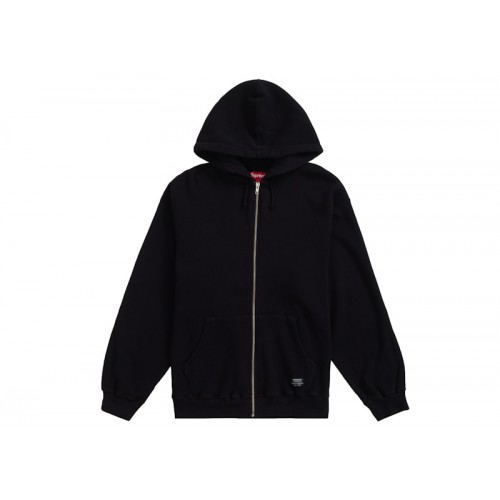 Оригинальный шмот Supreme Hooded Zip Up Thermal Black