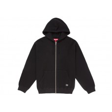 Supreme Hooded Zip Up Thermal (SS25) Black