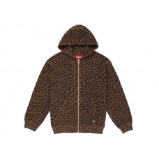 Supreme Hooded Zip Up Thermal (SS25) Leopard