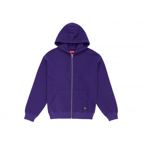 Supreme Hooded Zip Up Thermal (SS25) Purple