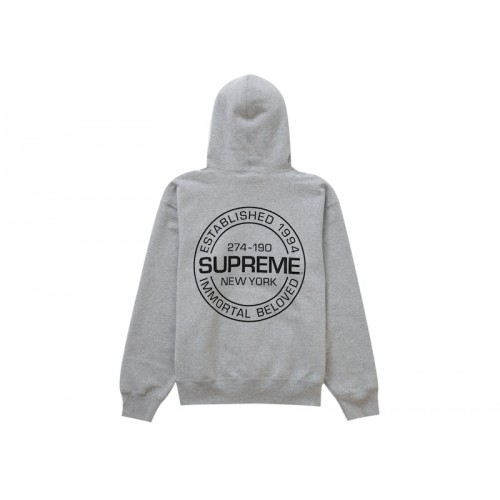 Оригинальный шмот Supreme Immortal Hooded Sweatshirt Heather Grey