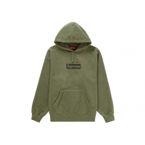 Оригинальный шмот Supreme Inside Out Box Logo Hooded Sweatshirt Light Olive